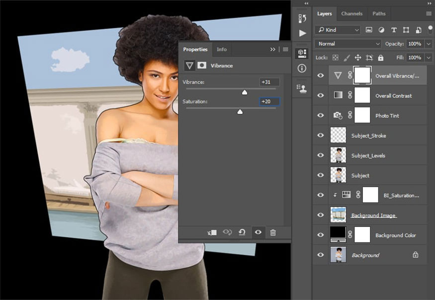 Double click on the thumbnail of this layer