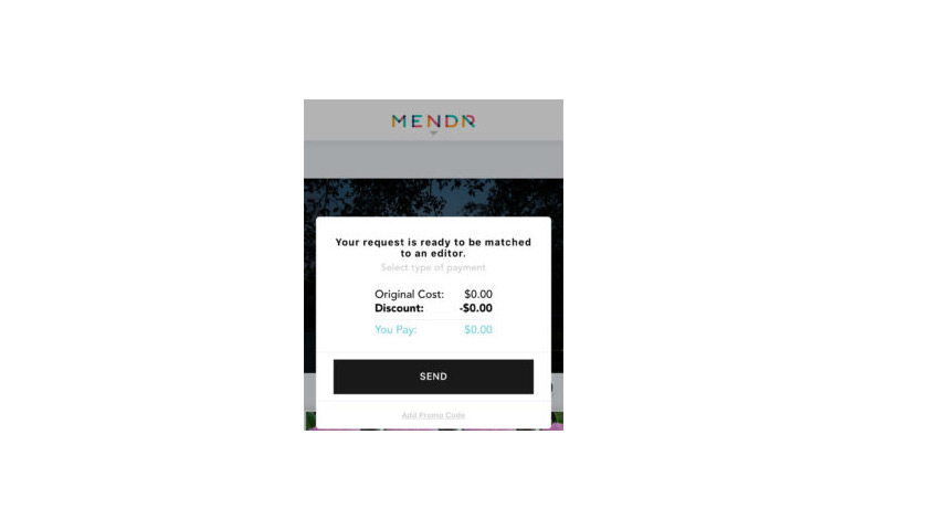 Free option of mendr app
