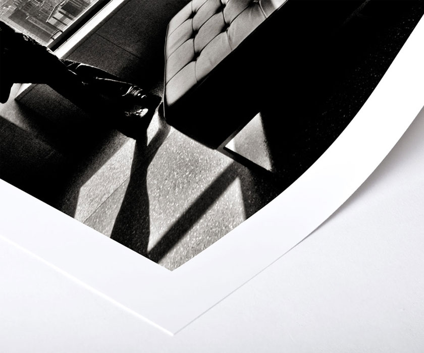 black and white image