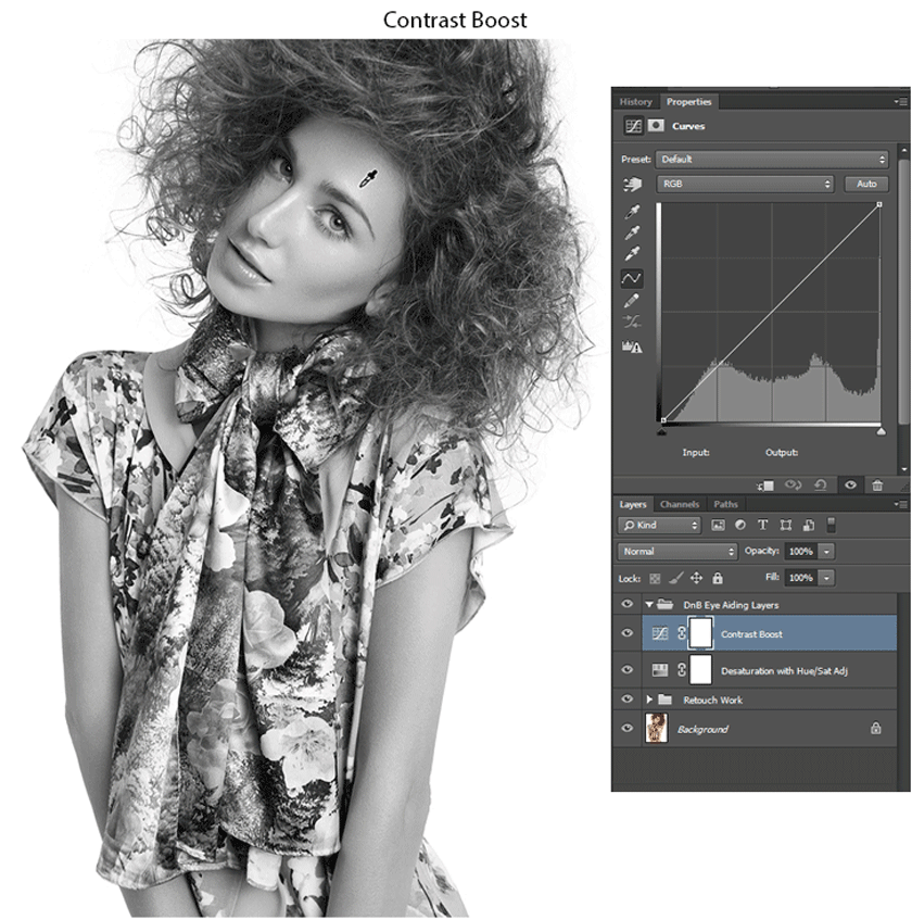 Increase contrast