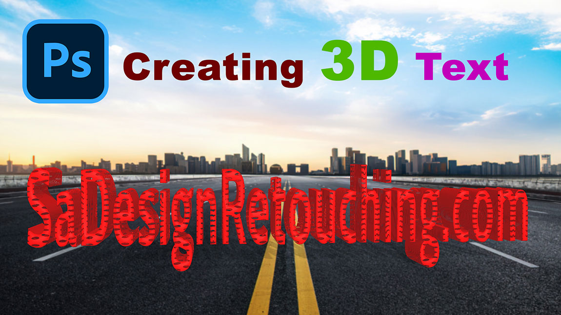 Creating 3D Text Effects In 3D In Photoshop