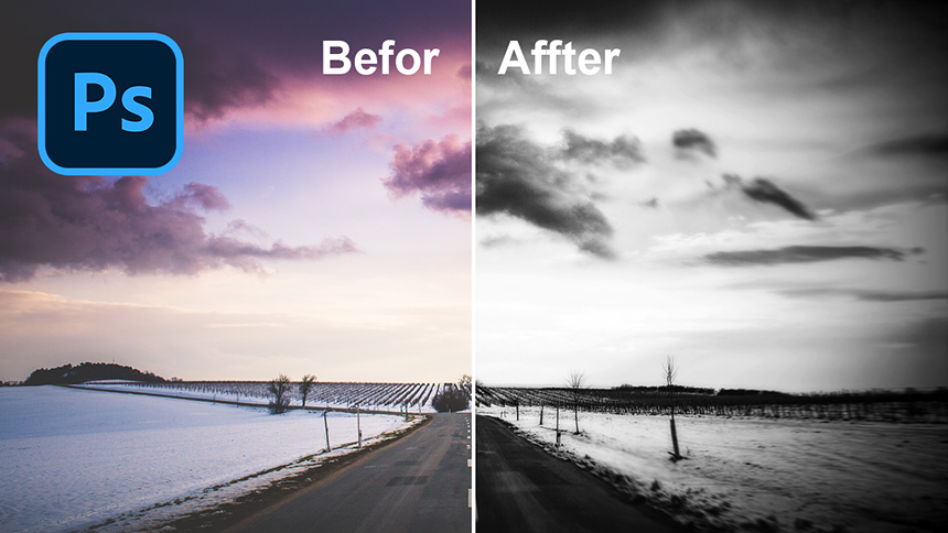 Convert Color Photos to Monochrome in Photoshop