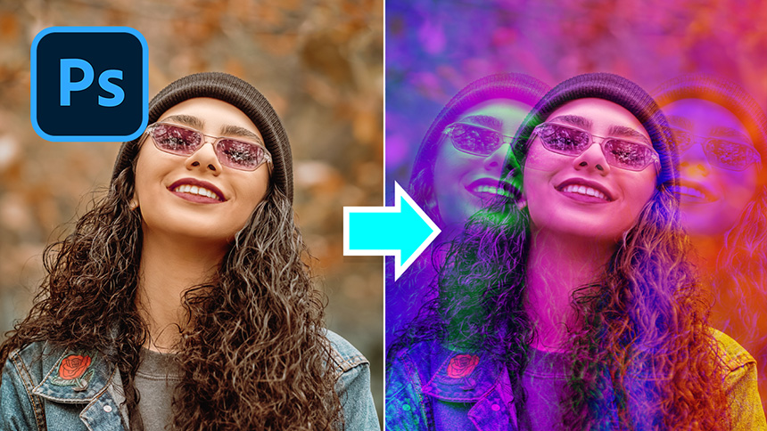 Create a color mask with three different faces